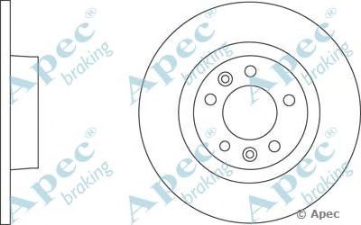 APEC BRAKING dsk2612 -  Тормозной диск